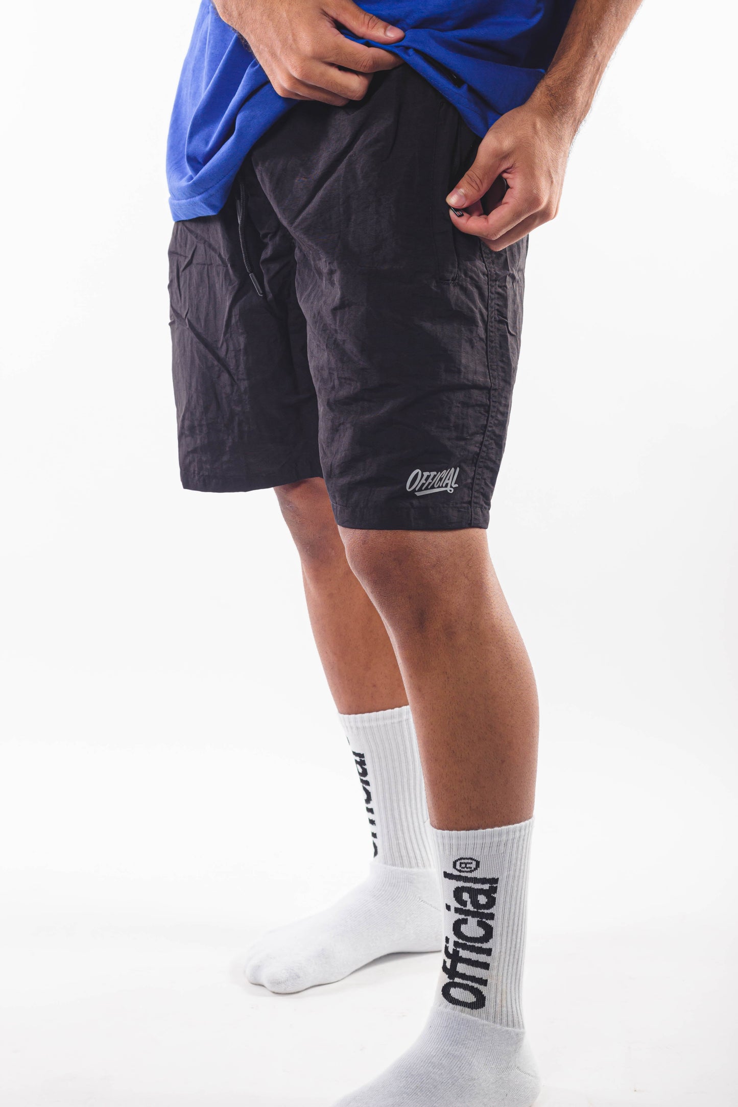 Classic Mesh-Lined Nylon Short (Black)