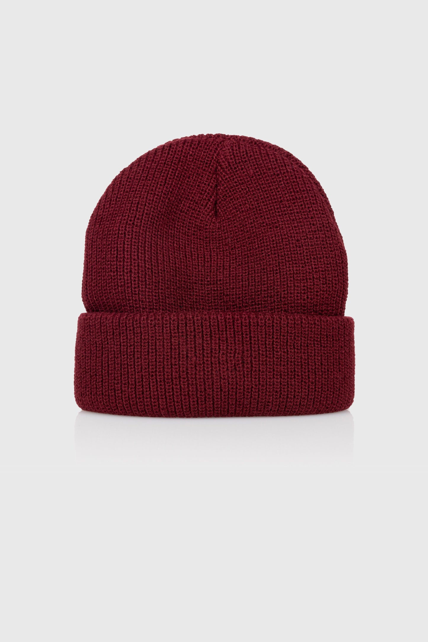 Everyday Box Logo Beanie (Burgundy)