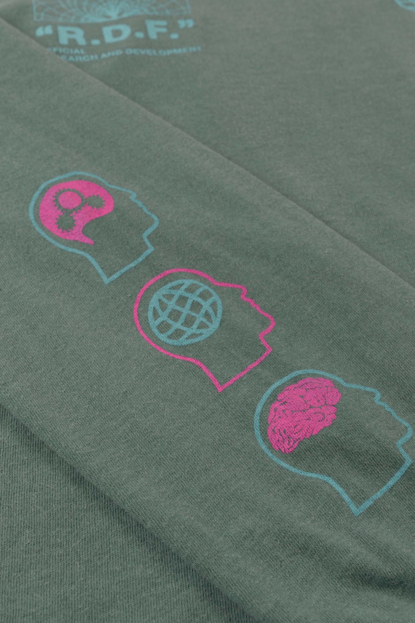 Reality Distortion Field Longsleeve Shirt (Sage Green)