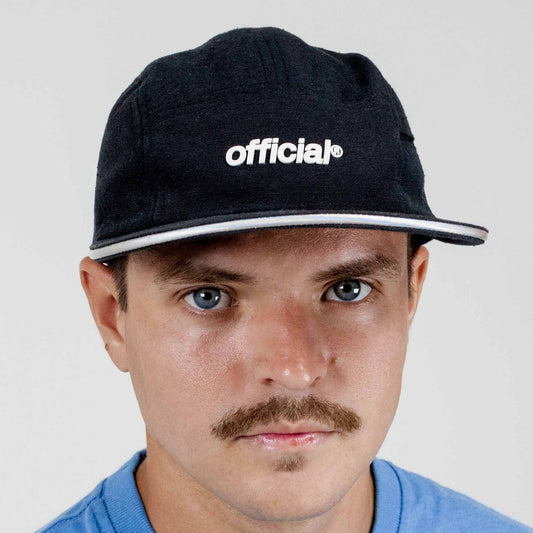 Tech Mission 5 Panel Camper Hat BLACK