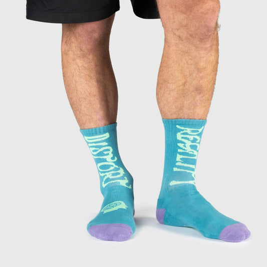 Distort Reality Low Crew Sock