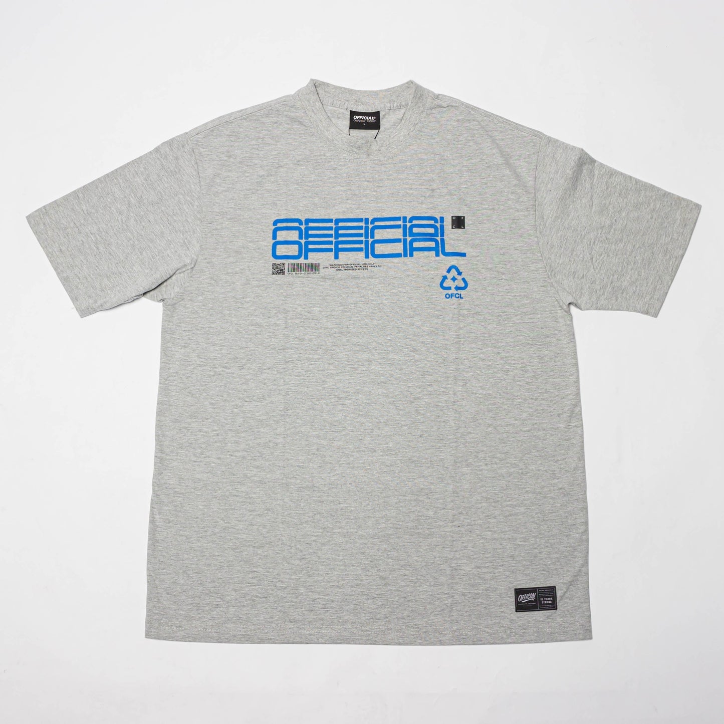 Three Logo T-Shirt (Gray)