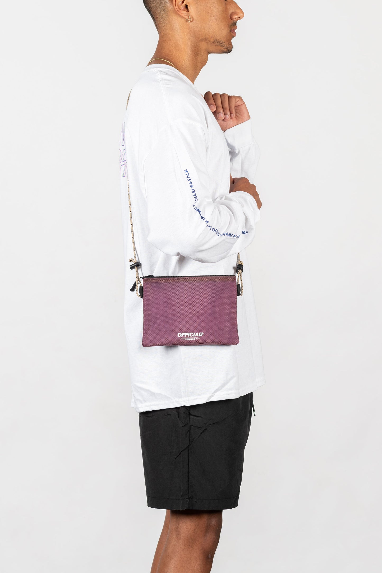 Vapour Mini Satchel Shoulder Bag (Maroon)