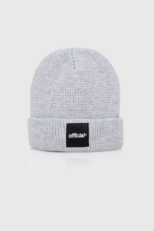 Everyday Box Logo Beanie (Heather Grey)