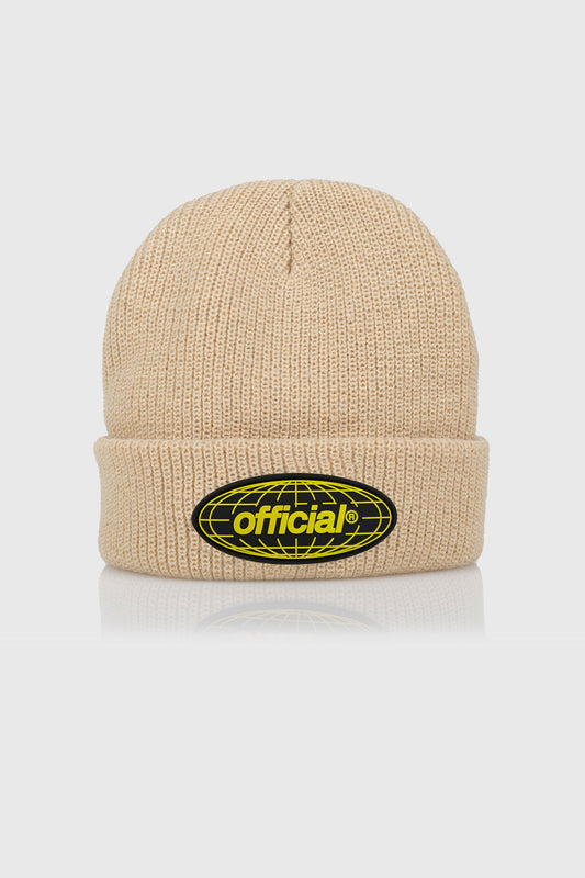 WRLD Takeover Beanie (Beige)