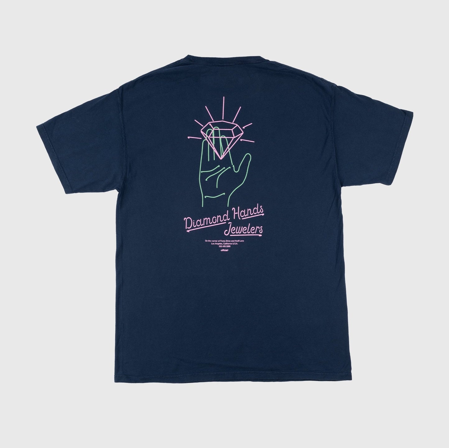 Diamond Hands Jewelers T-Shirt (Navy)