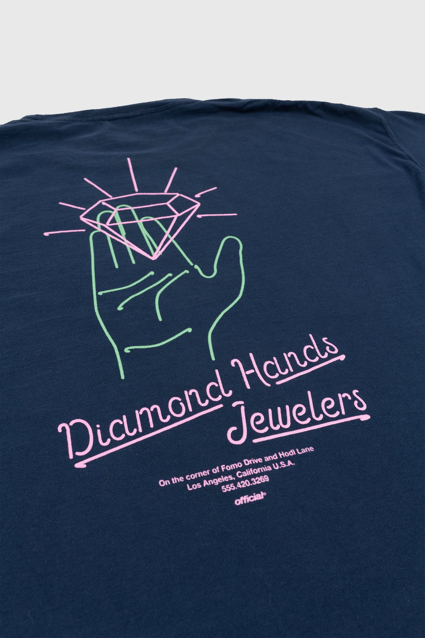 Diamond Hands Jewelers T-Shirt (Navy)