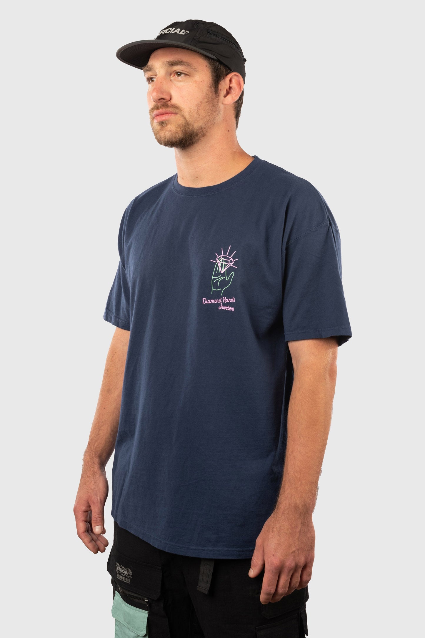 Diamond Hands Jewelers T-Shirt (Navy)