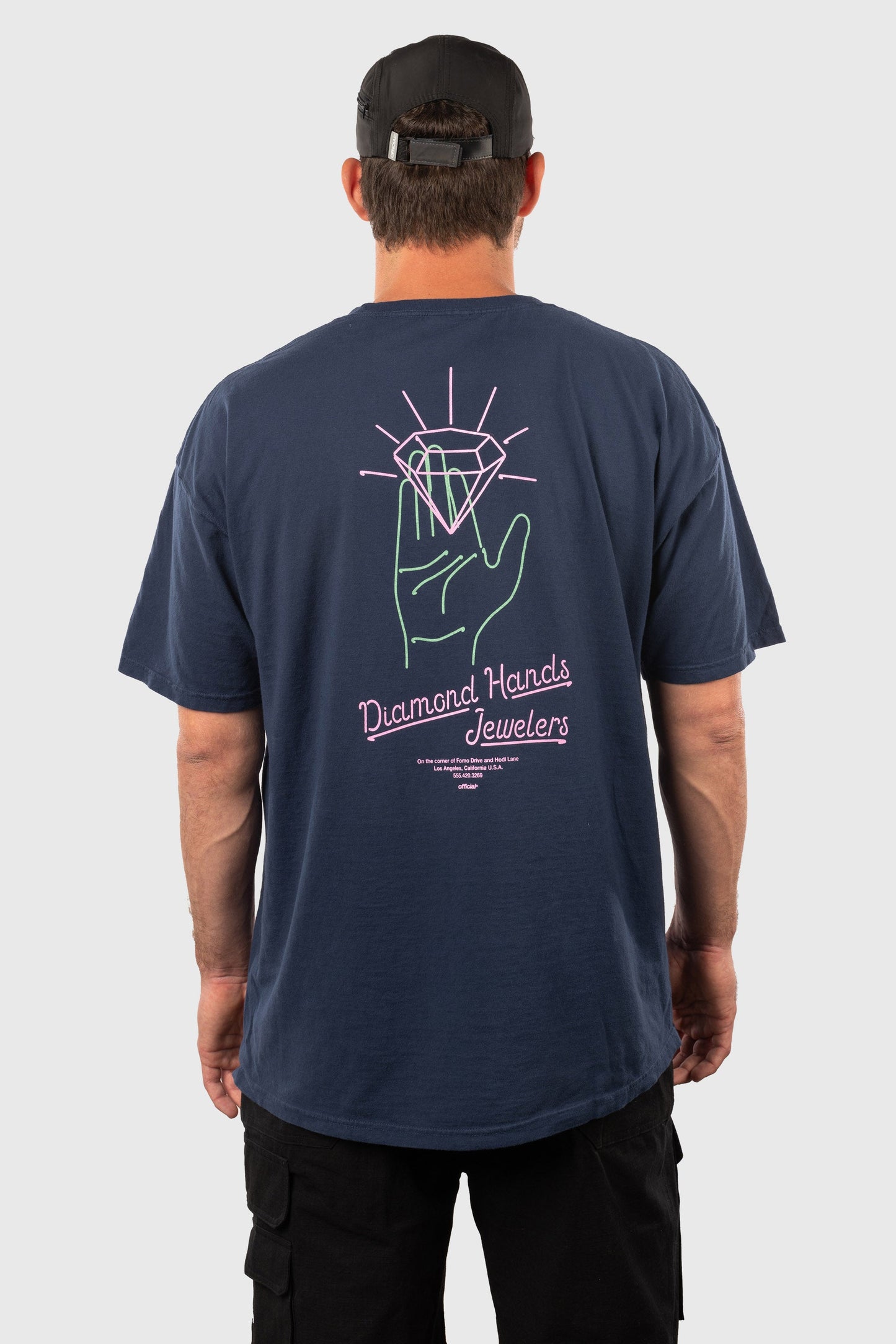 Diamond Hands Jewelers T-Shirt (Navy)