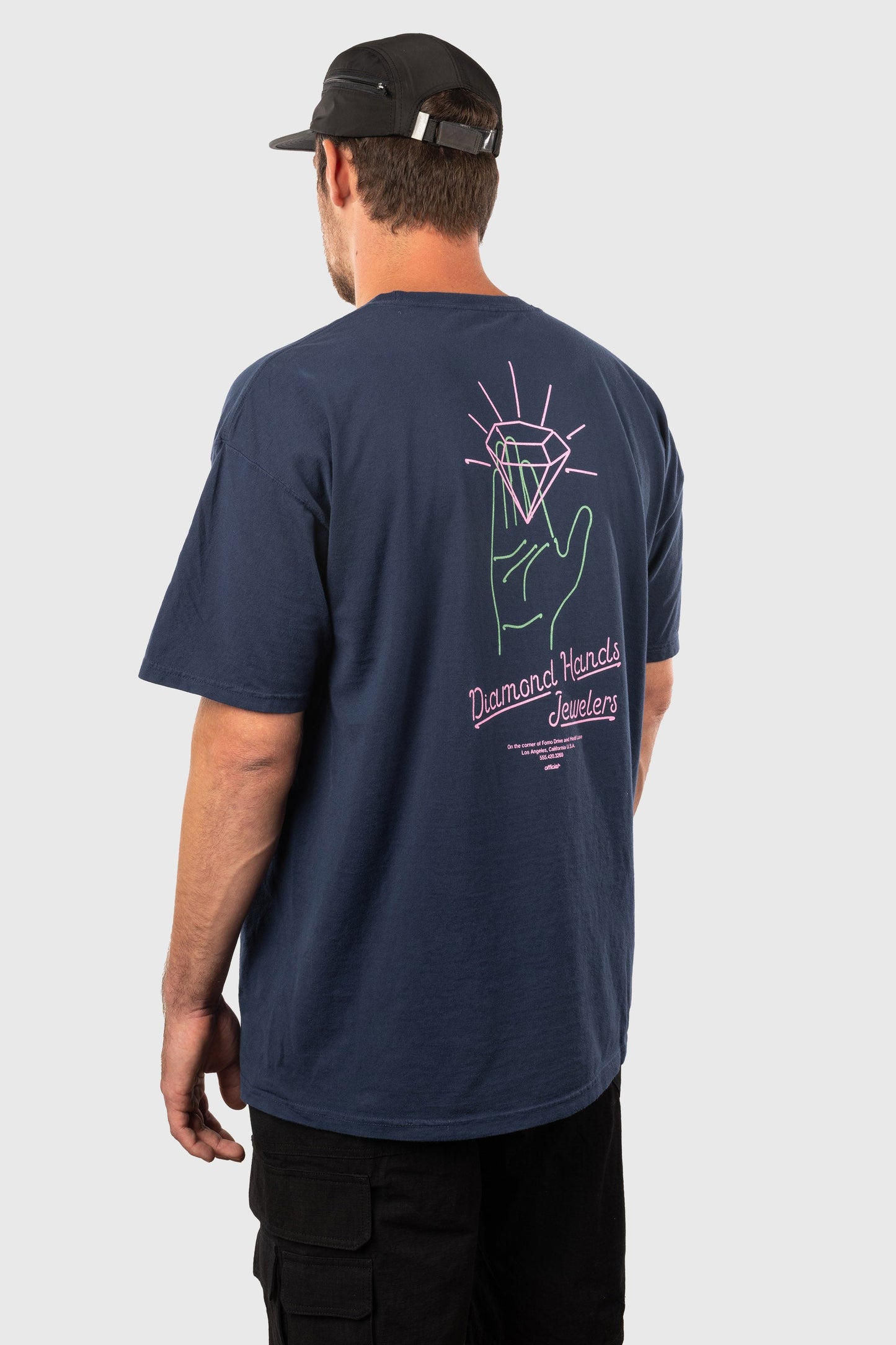 Diamond Hands Jewelers T-Shirt (Navy)