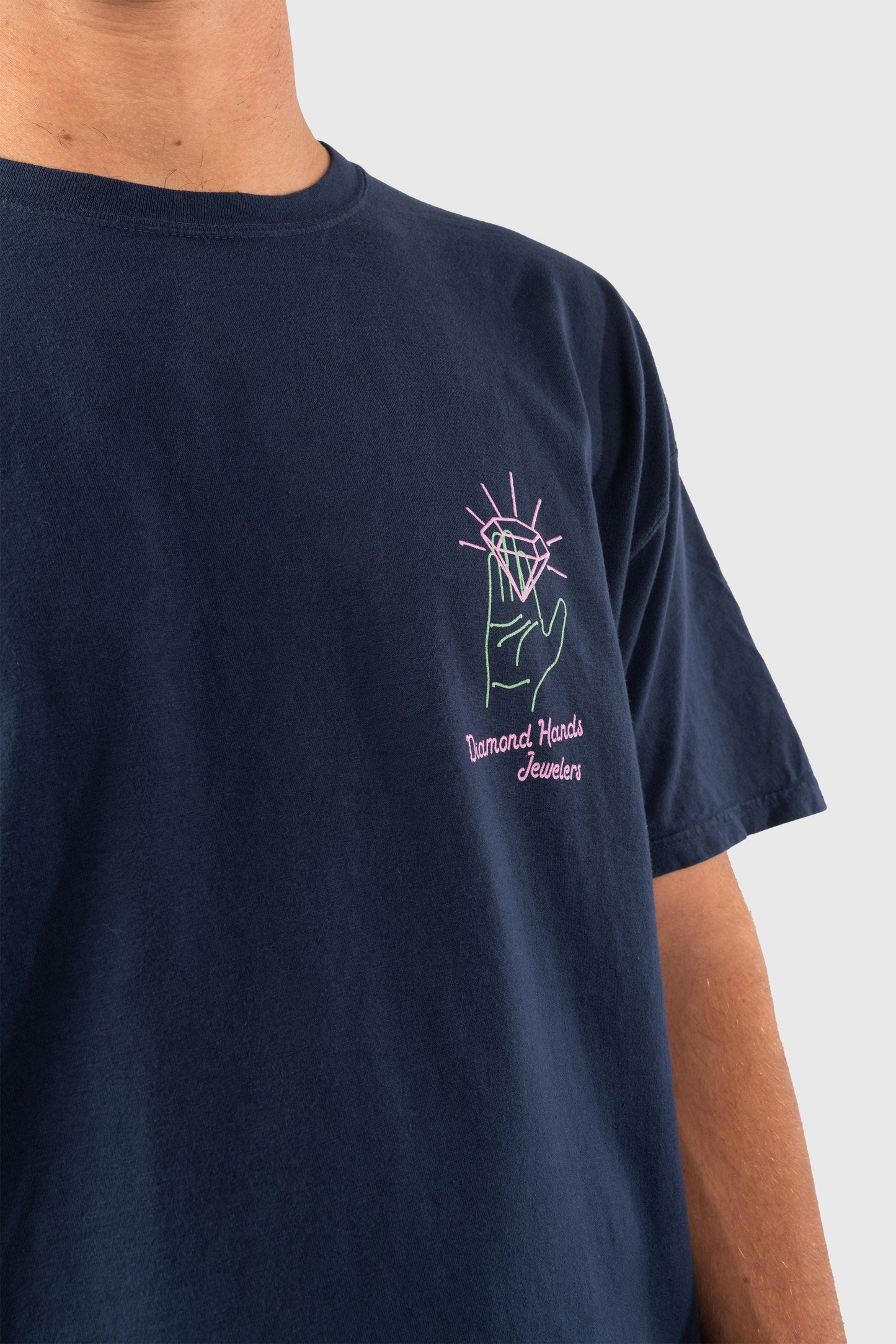 Diamond Hands Jewelers T-Shirt (Navy)