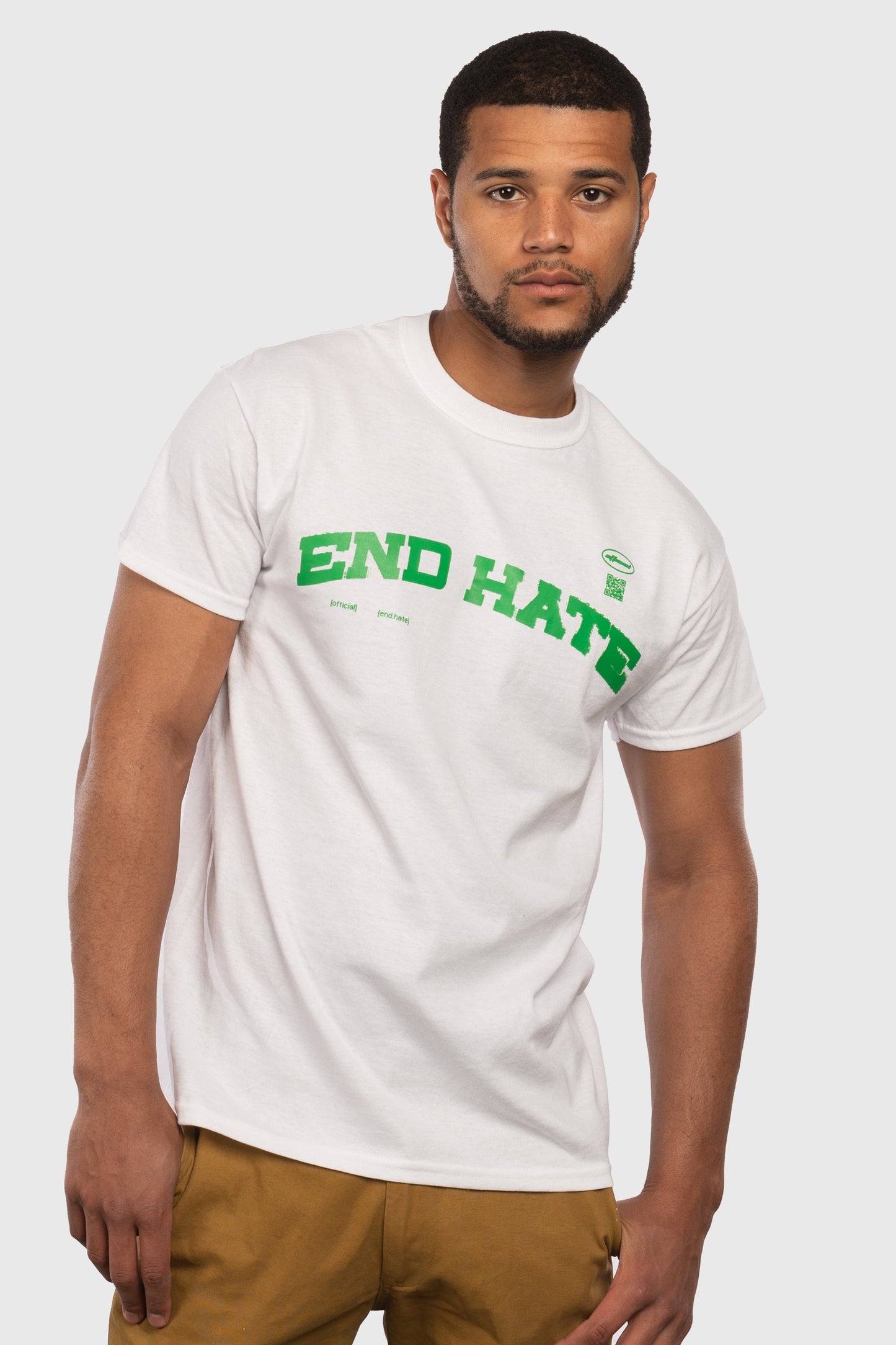 End Hate - Athletic Arc T-Shirt (White)