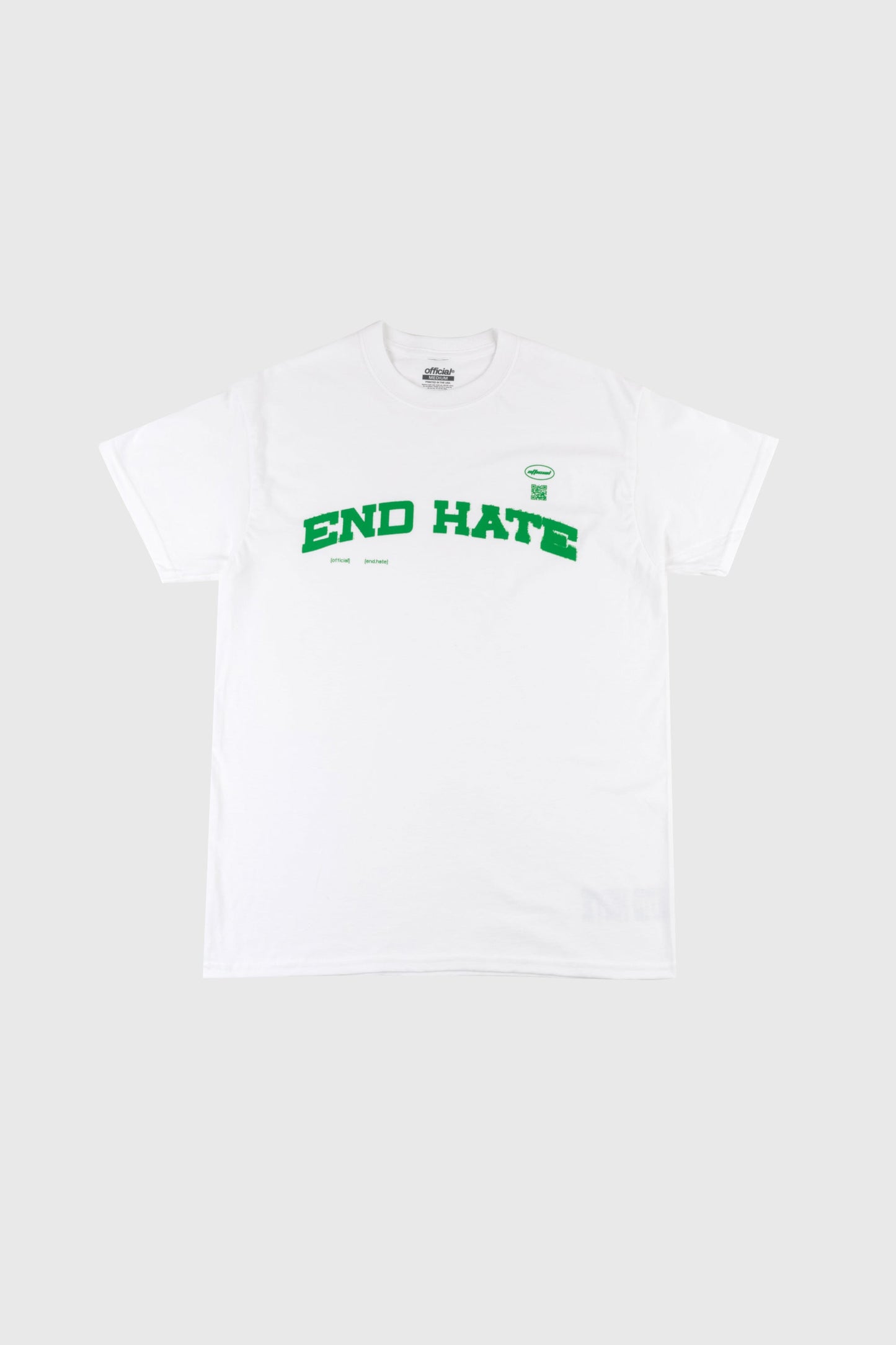 End Hate - Athletic Arc T-Shirt (White)