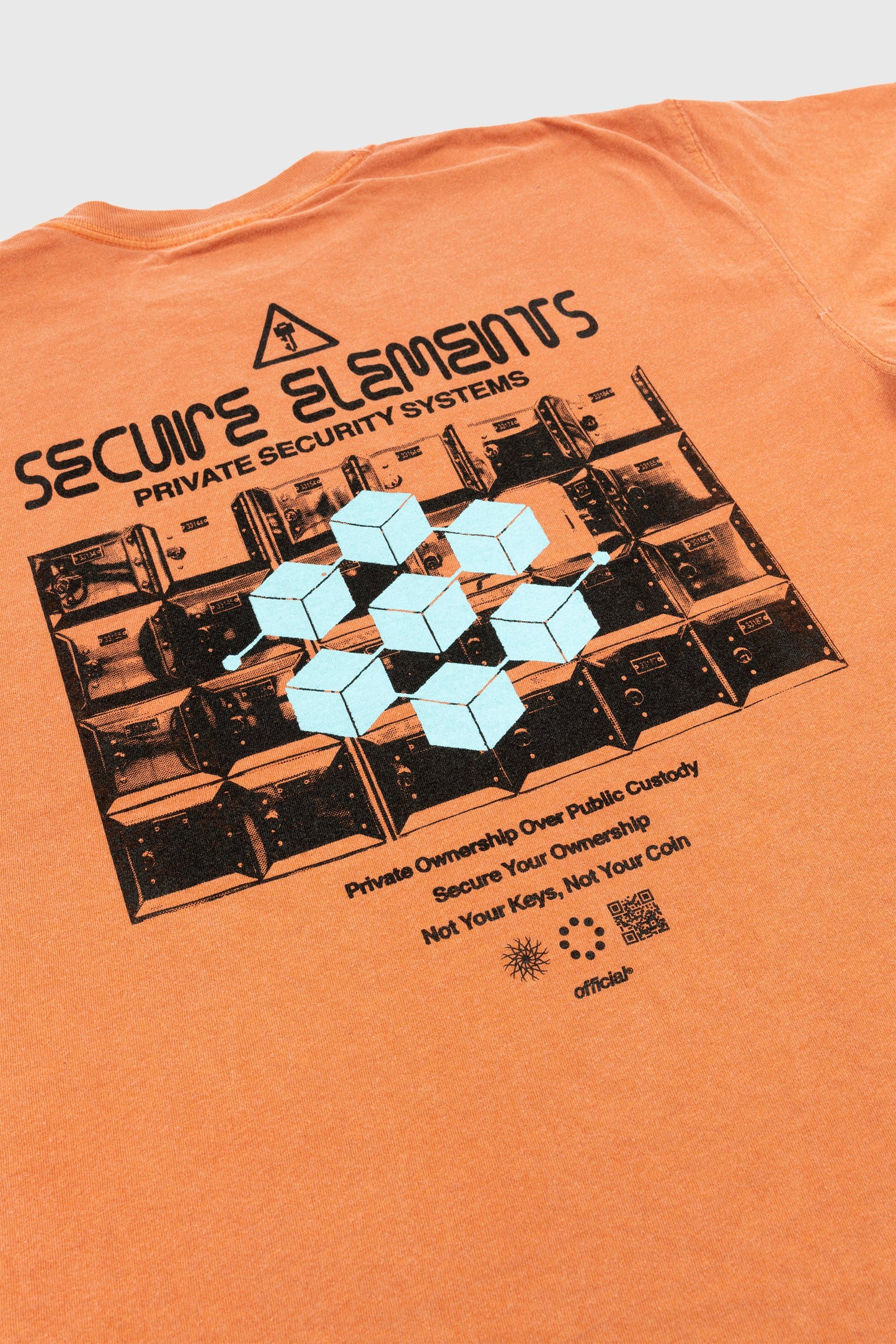 Secure Elements T-Shirt (Distressed Orange)