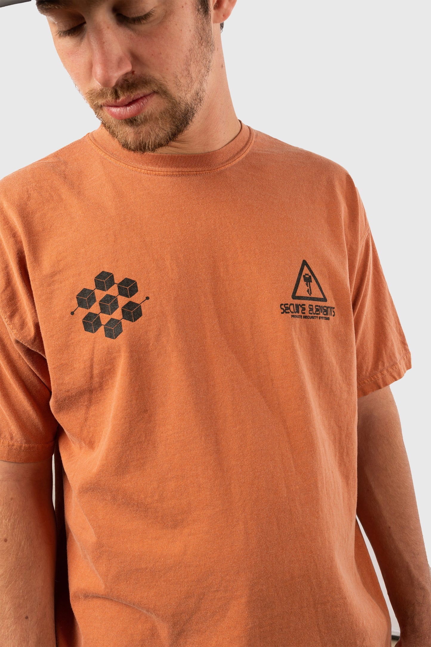 Secure Elements T-Shirt (Distressed Orange)