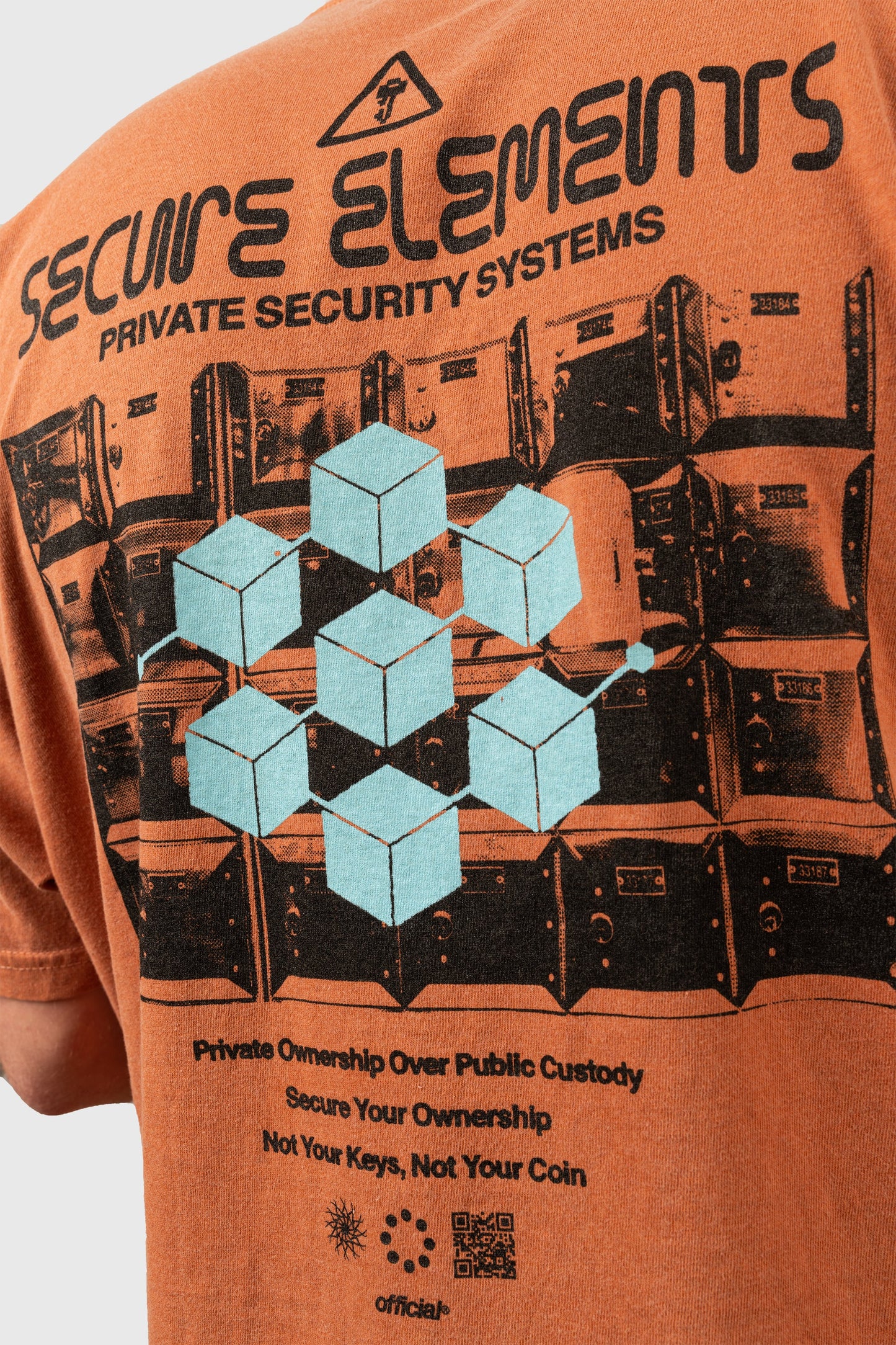 Secure Elements T-Shirt (Distressed Orange)