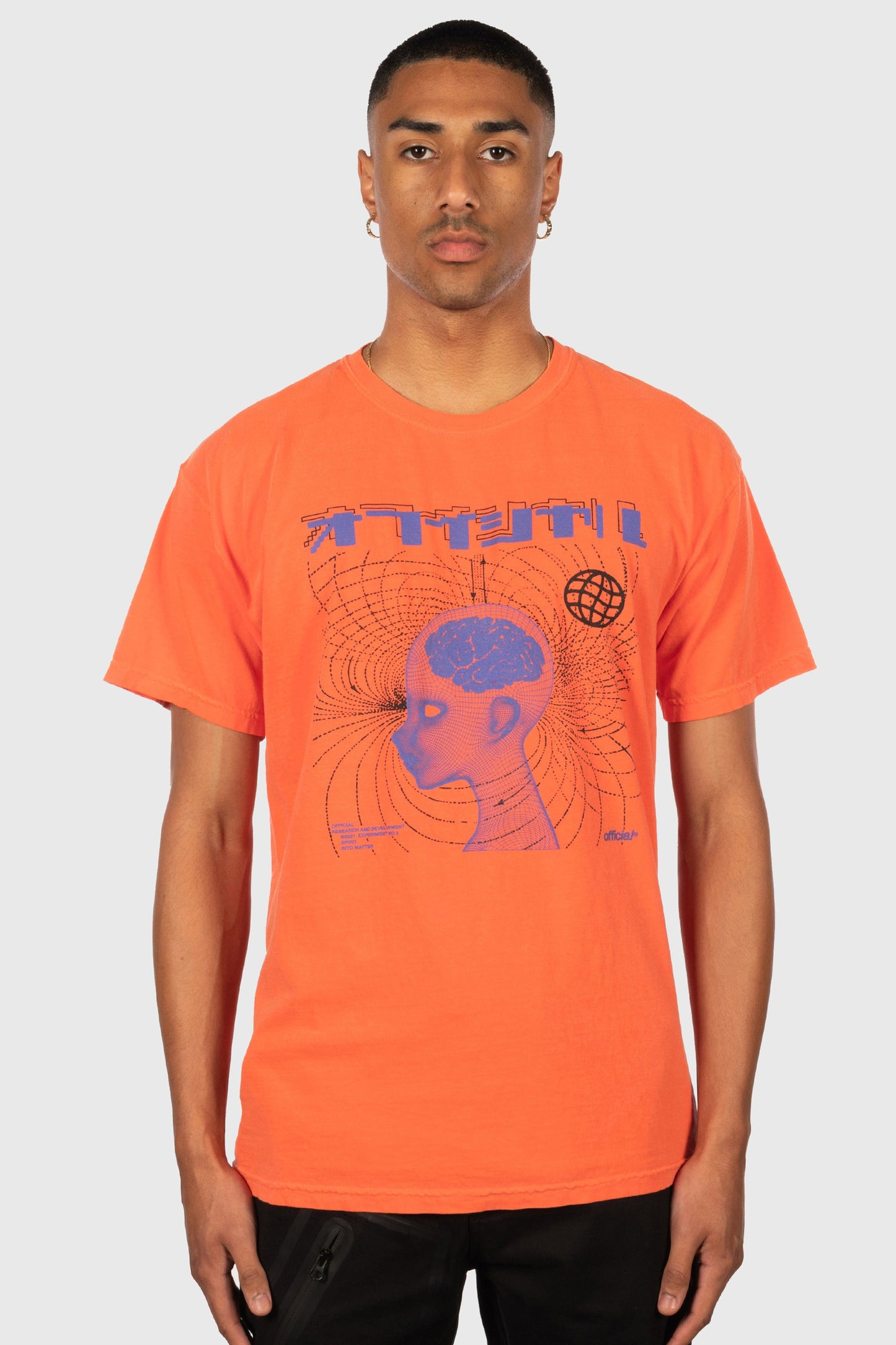 Spirit Into Matter T-Shirt (Bright Coral)