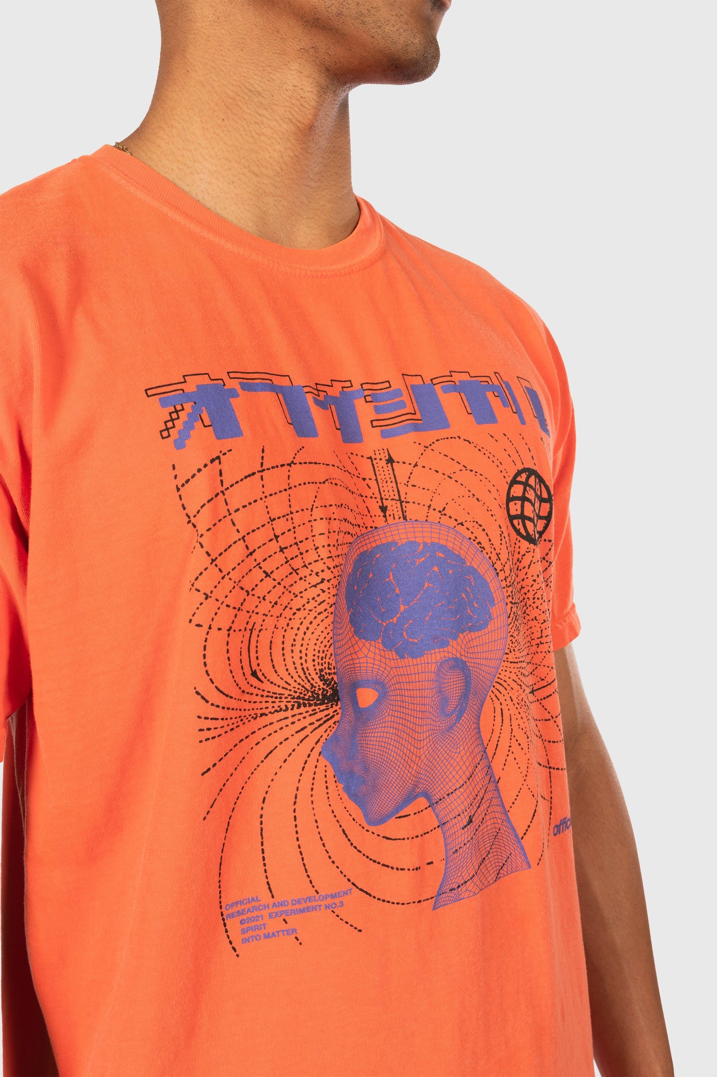 Spirit Into Matter T-Shirt (Bright Coral)