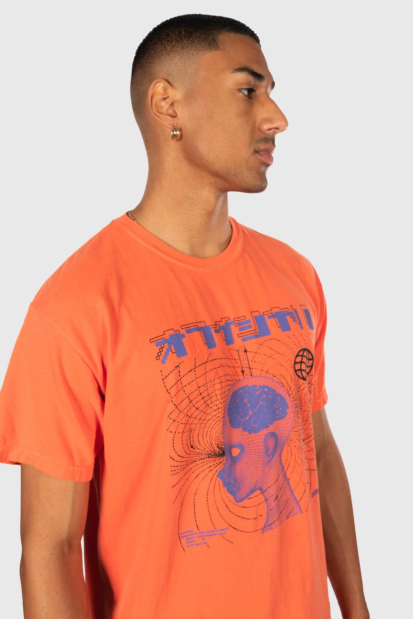 Spirit Into Matter T-Shirt (Bright Coral)