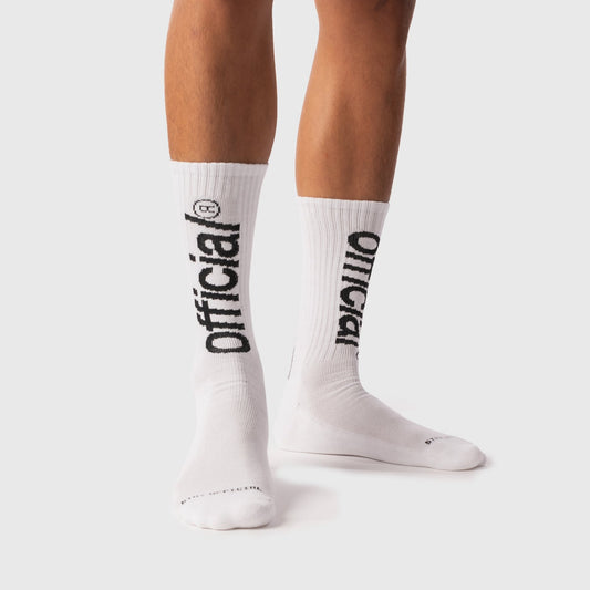 Everyday Logo Crew Sock (White)