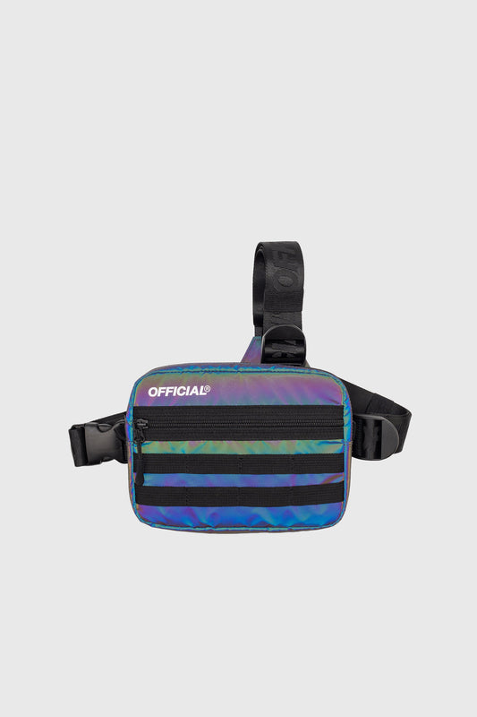 Rainbow Reflective Tri-Strap Chest Bag