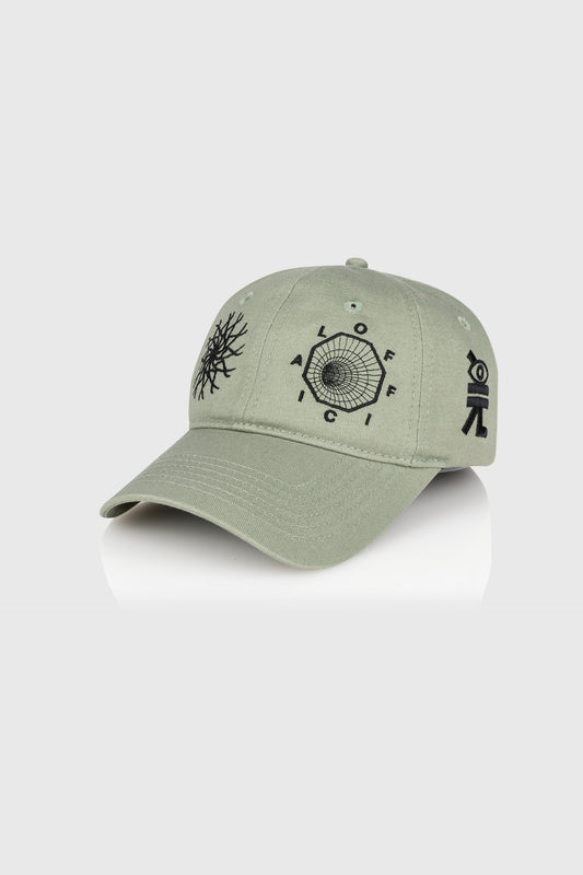 Spyral Dynamics 6 Panel Dad Hat (Slate)